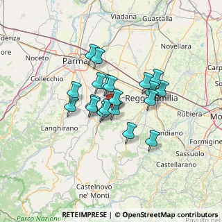 Mappa Via Amendola, 42021 Bibbiano RE, Italia (9.651)