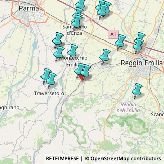 Mappa Via Amendola, 42021 Bibbiano RE, Italia (9.6005)