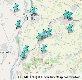 Mappa Via Giovanni Amendola, 42021 Bibbiano RE, Italia (4.10167)