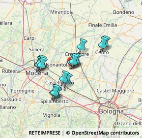 Mappa Via F. Lamborghini, 40019 Sant'Agata Bolognese BO, Italia (11.014)