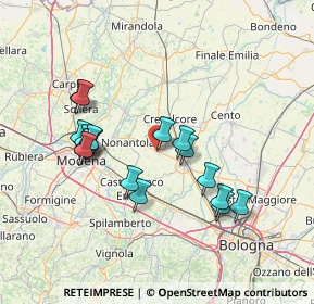 Mappa Via F. Lamborghini, 40019 Sant'Agata Bolognese BO, Italia (13.66706)