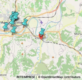 Mappa Via Villeto, 15010 Visone AL, Italia (2.83455)