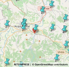 Mappa Via Villeto, 15010 Visone AL, Italia (6.05684)