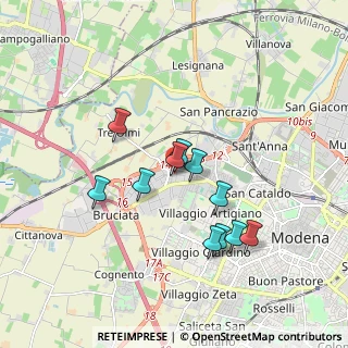 Mappa Via Vincenzo Monti, 41123 Modena MO, Italia (1.53909)