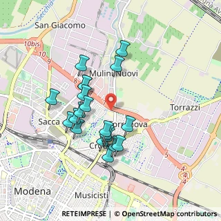 Mappa Via Chiesa Damiano, 41122 Modena MO, Italia (0.8085)