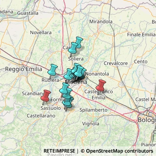 Mappa Via Donati Pio, 41122 Modena MO, Italia (7.81789)