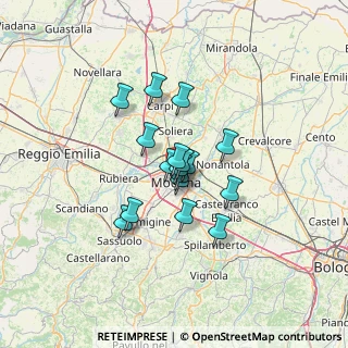 Mappa Via Marcantonio Parenti, 41122 Modena MO, Italia (8.83706)
