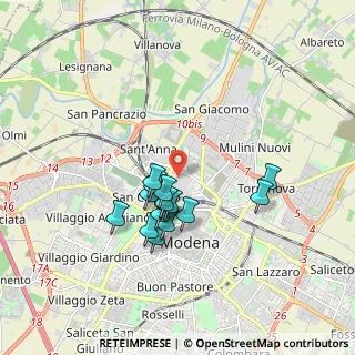Mappa Via Marcantonio Parenti, 41122 Modena MO, Italia (1.46667)