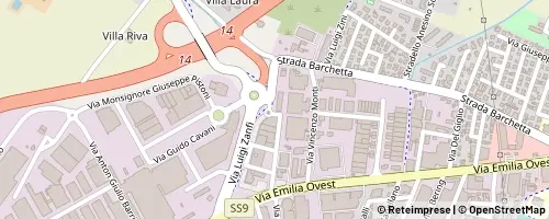 Mappa Módena