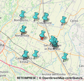 Mappa Viale della Repubblica, 40019 Sant'Agata bolognese BO, Italia (7.11353)