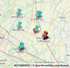 Mappa Viale della Repubblica, 40019 Sant'Agata bolognese BO, Italia (6.40267)