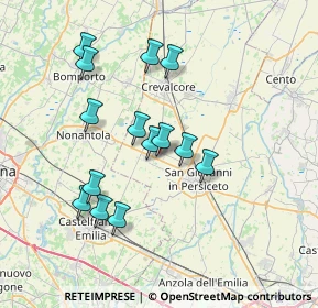 Mappa Viale della Repubblica, 40019 Sant'Agata bolognese BO, Italia (6.81571)