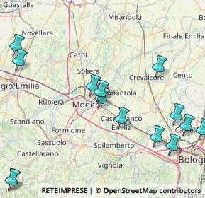 Mappa Strada Fossa Monda Nord, 41122 Modena MO, Italia (22.01214)