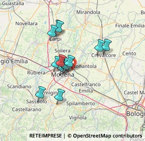 Mappa Strada Fossa Monda Nord, 41122 Modena MO, Italia (11.09)