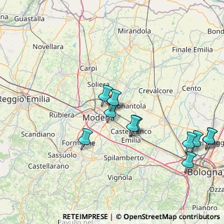 Mappa Strada Fossa Monda Nord, 41122 Modena MO, Italia (17.29273)