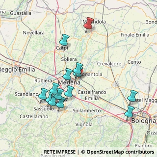 Mappa Strada Fossa Monda Nord, 41122 Modena MO, Italia (15.39786)