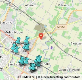 Mappa Strada Fossa Monda Nord, 41122 Modena MO, Italia (2.803)