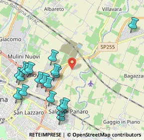 Mappa Strada Fossa Monda Nord, 41122 Modena MO, Italia (2.49579)