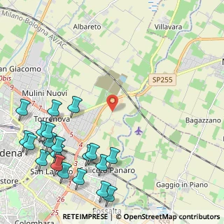 Mappa Strada Fossa Monda Nord, 41122 Modena MO, Italia (3.0345)