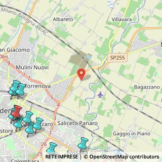 Mappa Strada Fossa Monda Nord, 41122 Modena MO, Italia (4.06083)