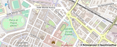 Mappa Modena