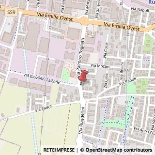 Mappa Via Palmiro Togliatti, 8, 42048 Rubiera, Reggio nell'Emilia (Emilia Romagna)