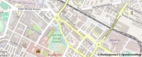 Mappa Modena