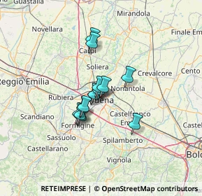 Mappa Via Paolo Ferrari, 41122 Modena MO, Italia (8.30571)