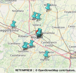 Mappa Via Paolo Ferrari, 41122 Modena MO, Italia (11.66917)