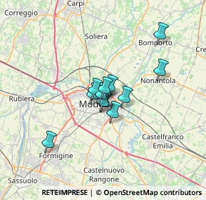 Mappa Via Paolo Ferrari, 41122 Modena MO, Italia (4.11583)