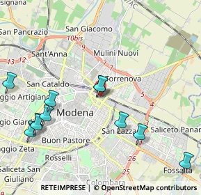 Mappa Via Paolo Ferrari, 41122 Modena MO, Italia (2.39545)