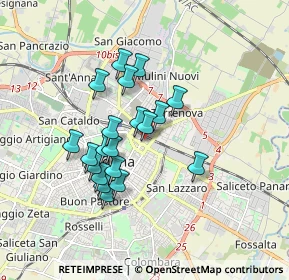 Mappa Via Paolo Ferrari, 41122 Modena MO, Italia (1.456)