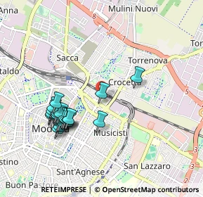 Mappa Via Paolo Ferrari, 41122 Modena MO, Italia (0.9635)