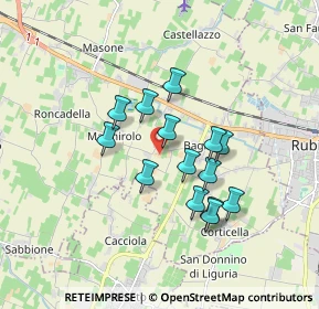 Mappa Via Olinto Cigarini, 42122 Reggio nell'Emilia RE, Italia (1.41286)