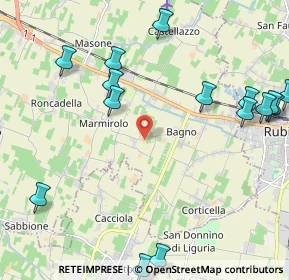 Mappa Via Olinto Cigarini, 42122 Reggio nell'Emilia RE, Italia (2.81667)