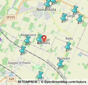 Mappa Via Risaia, 41015 Castelfranco Emilia MO, Italia (2.745)