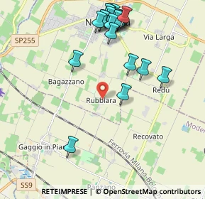 Mappa Via Risaia, 41015 Castelfranco Emilia MO, Italia (2.335)