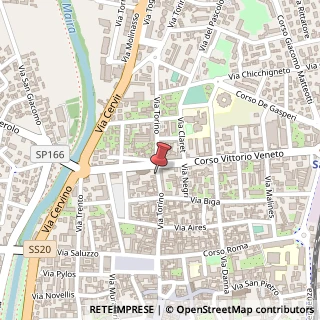 Mappa Via Torino, 89, 12038 Savigliano, Cuneo (Piemonte)