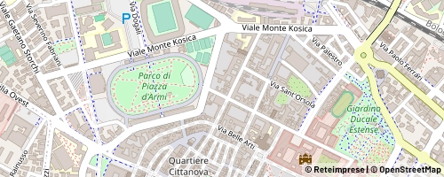 Mappa Modena