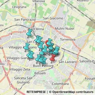 Mappa Via Ganaceto, 41121 Cittanova MO, Italia (1.243)
