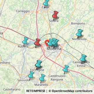 Mappa Via Felice Orsini, 41126 Modena MO, Italia (8.94)