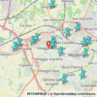 Mappa Via Felice Orsini, 41126 Modena MO, Italia (2.40933)