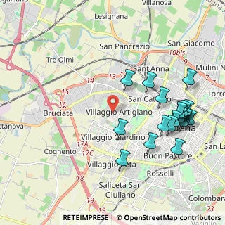 Mappa Via Felice Orsini, 41126 Modena MO, Italia (2.316)