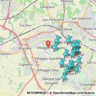 Mappa Via Felice Orsini, 41126 Modena MO, Italia (2.38333)