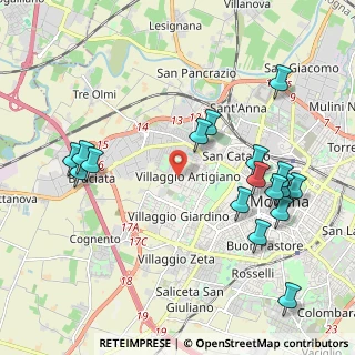 Mappa Via Felice Orsini, 41126 Modena MO, Italia (2.35765)