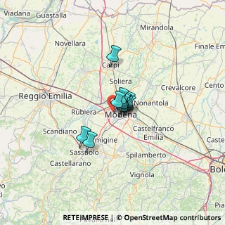 Mappa Via Felice Orsini, 41126 Modena MO, Italia (5.79545)