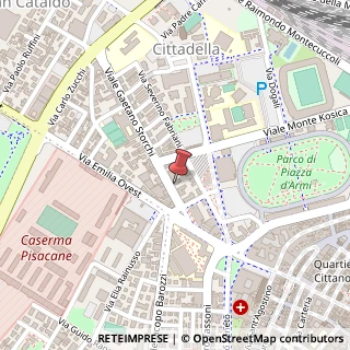 Mappa Viale Gaetano Storchi, 14, 41121 Modena, Modena (Emilia Romagna)