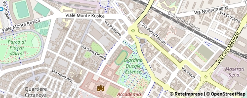 Mappa Modena