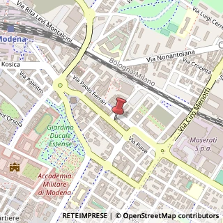 Mappa Via Piave, 75, 41121 Modena, Modena (Emilia Romagna)