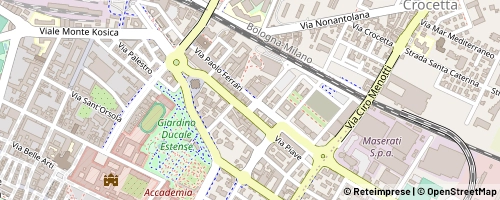 Mappa Modena